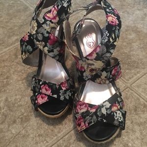 Torrid Floral Wedges
